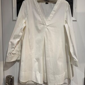 Theory Quida Luxe Swing Tunic Blouse, Large